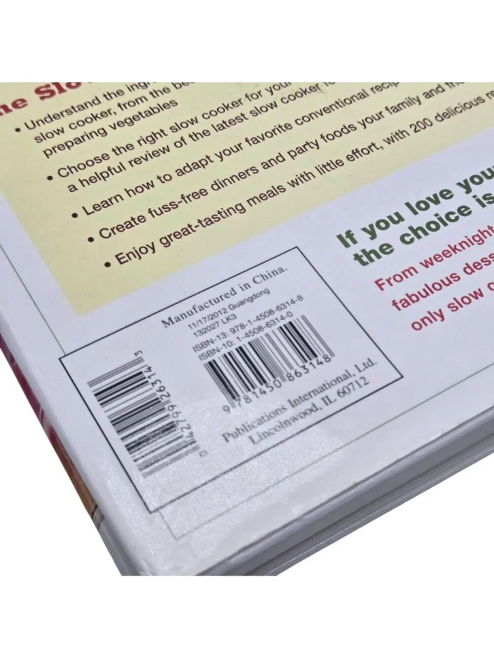 The Slow Cooker Bible Cookbook Over 200 Recipes Crockpot Recipe Book 2005